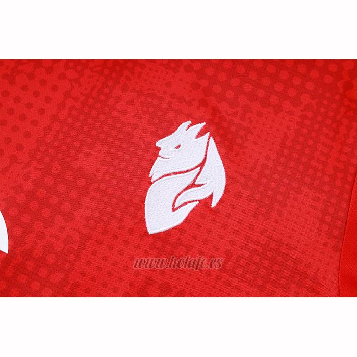 Chandal del AC Milan Manga Corta 2025-2026 Rojo - Pantalon Corto